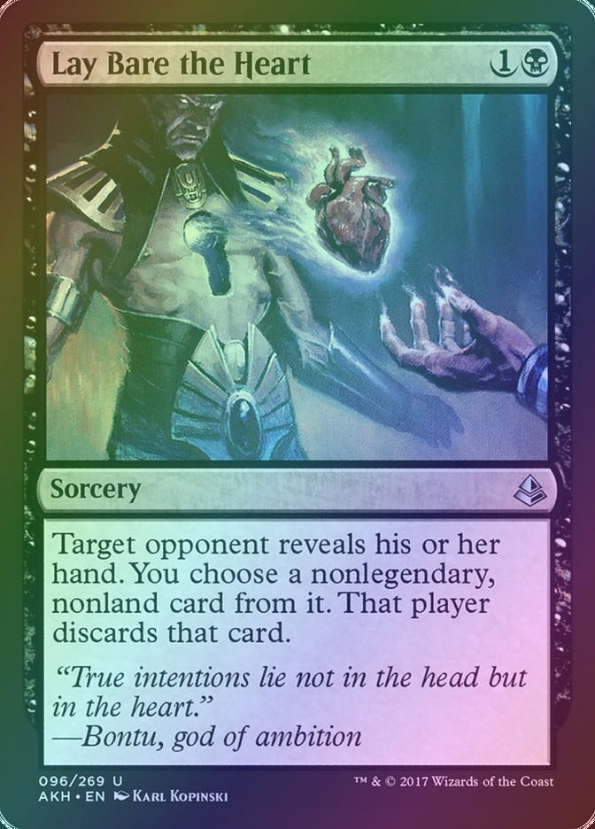 Lay Bare the Heart (AKH) (96) / Foil