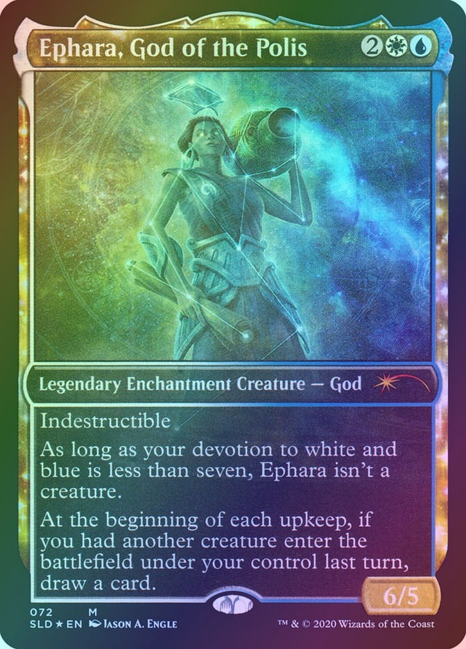 Ephara, God of the Polis (SLD) (72) / Showcase / Foil