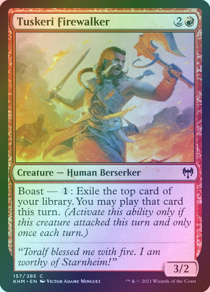 Tuskeri Firewalker (KHM) (157) / Foil