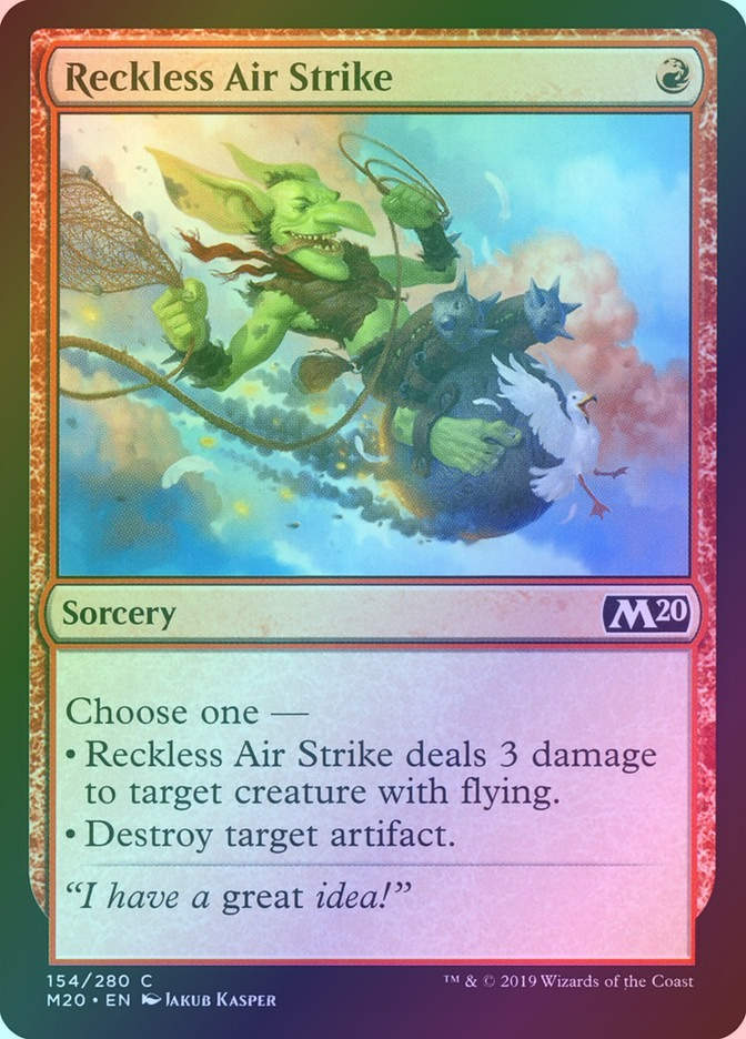 Reckless Air Strike (M20) (154) / Foil