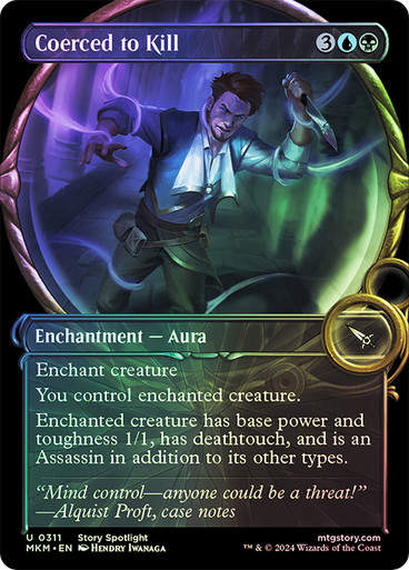 Coerced to Kill (mkm) (311) / Showcase Foil