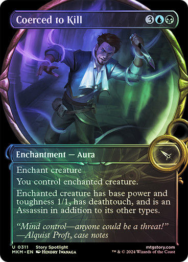 Coerced to Kill (mkm) (311) / Showcase Foil