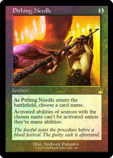 Pithing Needle (rvr) (463) / Retro / Foil