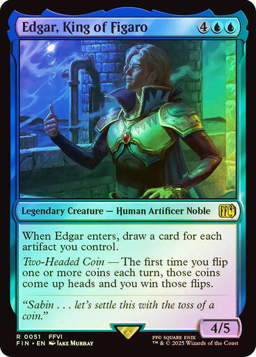 Edgar, King of Figaro (FIN) (51) / Foil