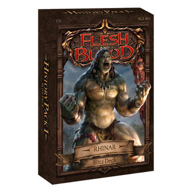 Flesh and Blood - History Pack 1 Blitz Deck: Rhinar