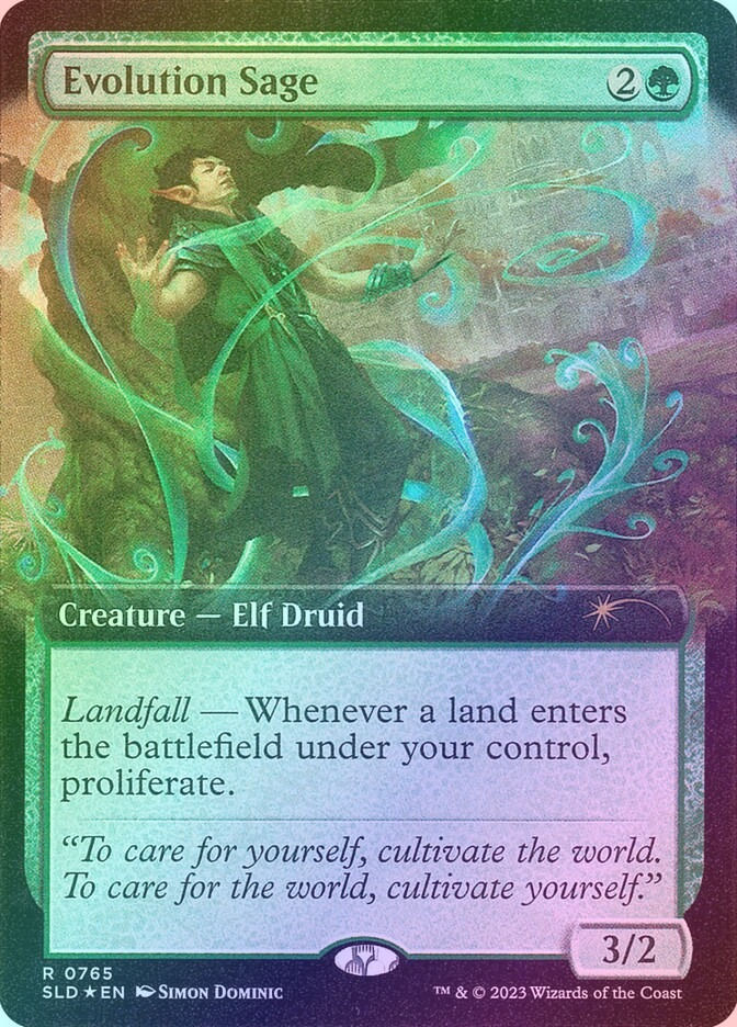 Evolution Sage (SLD) (765) / Extended Art / Foil