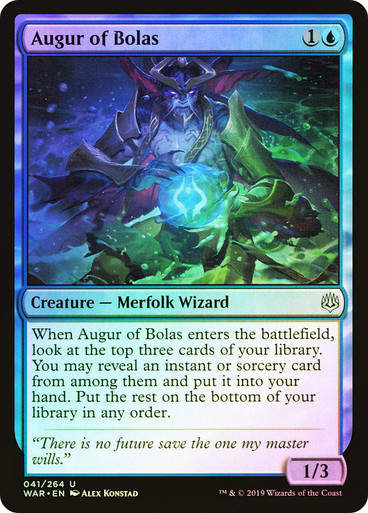 Augur of Bolas (WAR) (41) / Foil