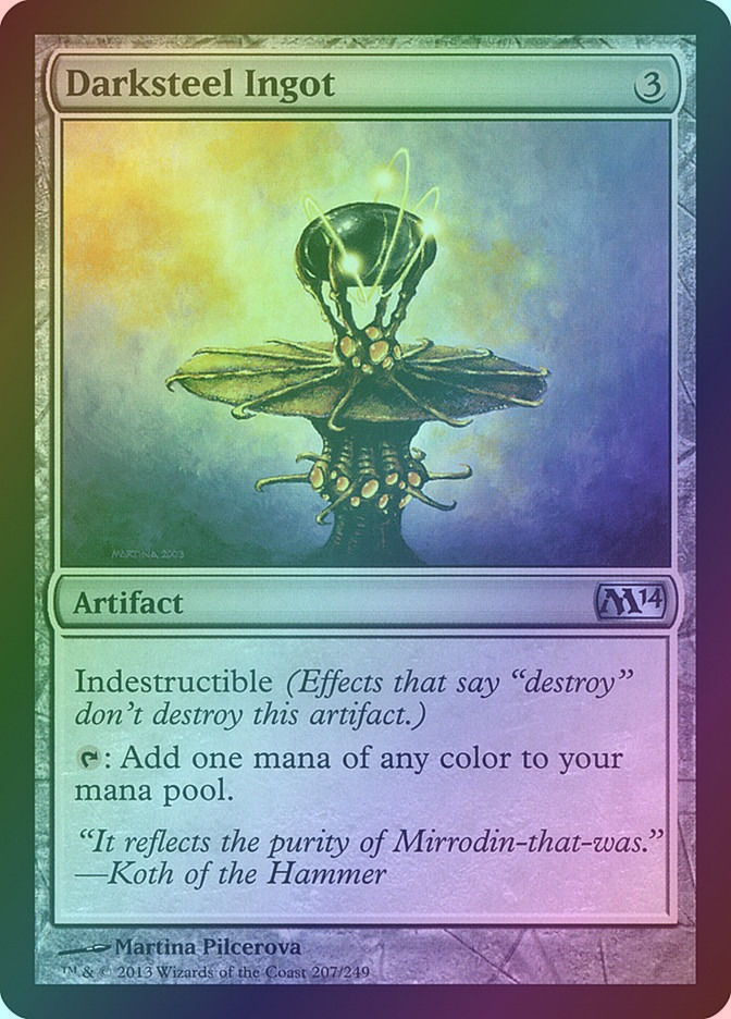 Darksteel Ingot (M14) (207) / Foil