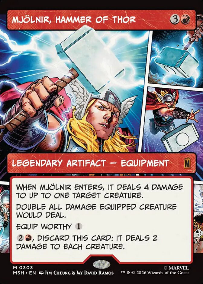 Mjölnir, Hammer of Thor (MSH) (303) / Showcase