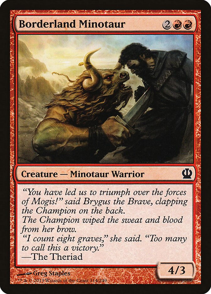 Borderland Minotaur (THS) (114)