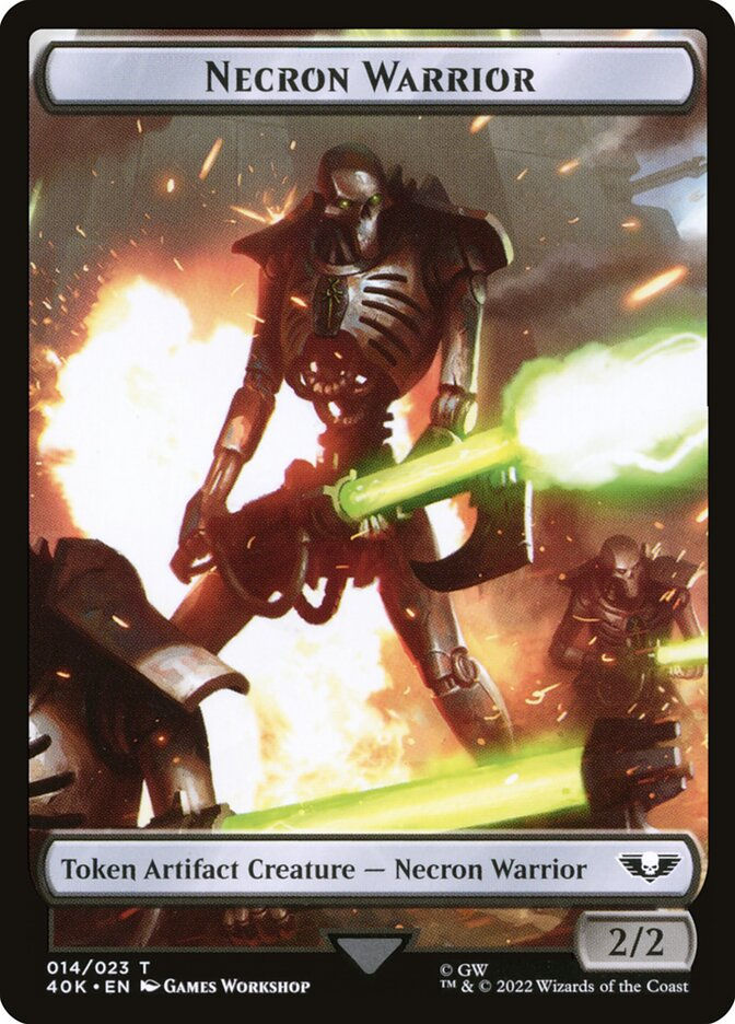 Necron Warrior // Insect (T40K) (14 // 22) — cara 1 de 2