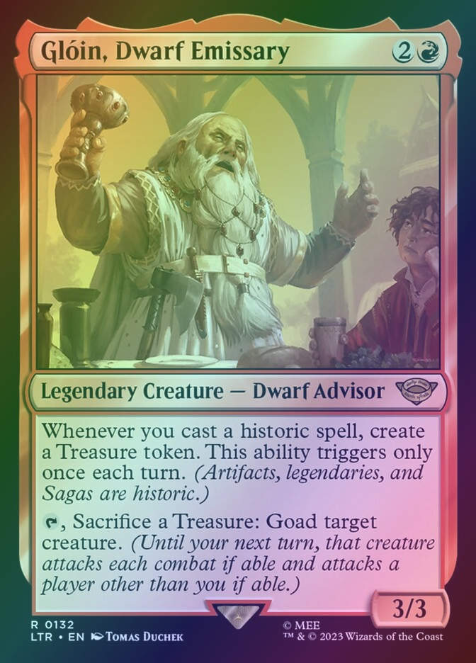 Glóin, Dwarf Emissary (LTR) (132) / Foil
