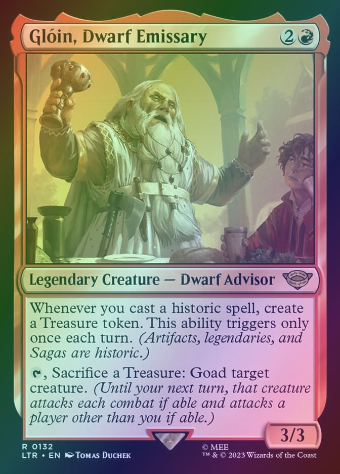 Glóin, Dwarf Emissary (LTR) (132) / Foil