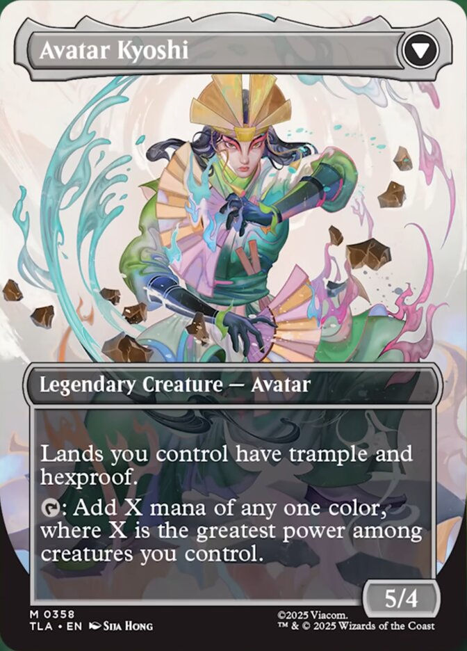 The Legend of Kyoshi // Avatar Kyoshi (TLA) (358) / Borderless — cara 2 de 2