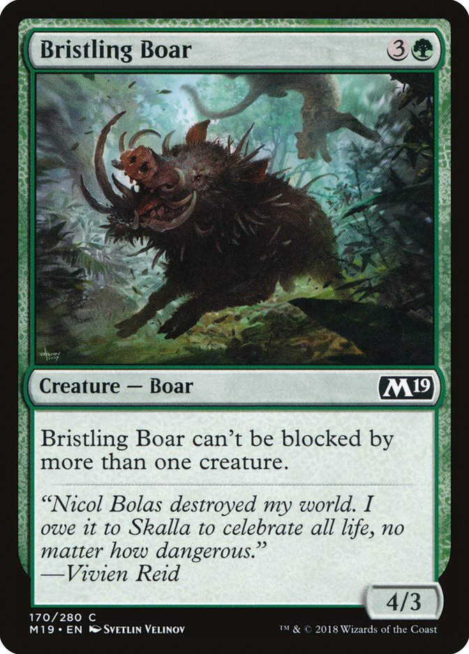Bristling Boar (M19) (170)