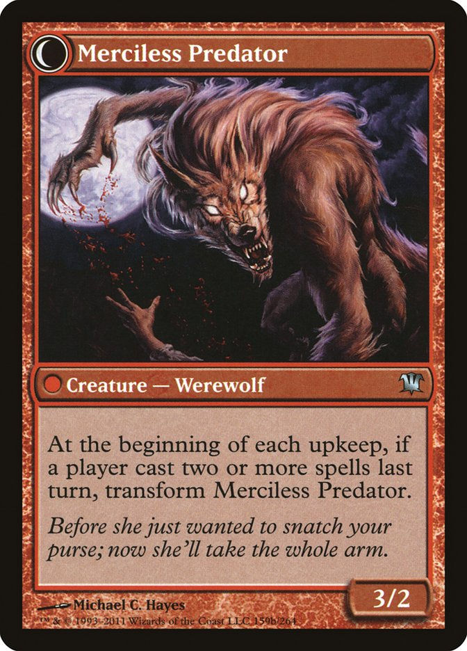 Reckless Waif // Merciless Predator (ISD) (159) — cara 2 de 2