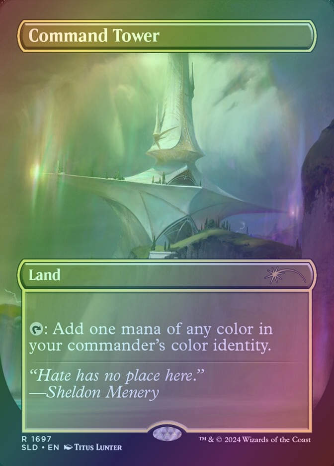 Command Tower (SLD) (1697) / Borderless / Foil