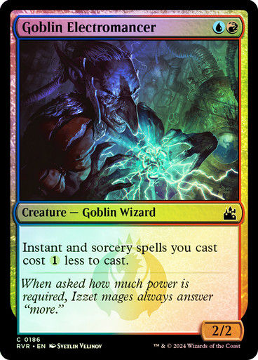 Goblin Electromancer (rvr) (186) / Foil
