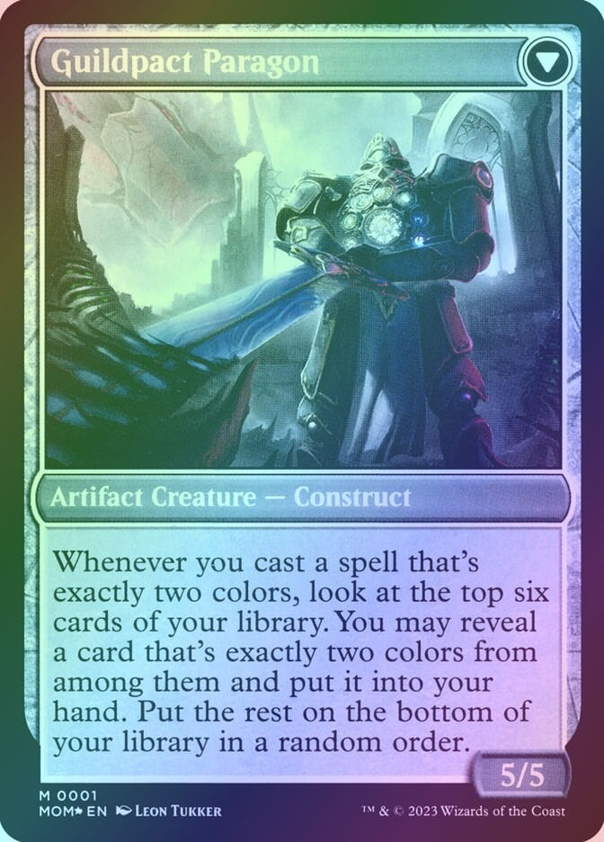 Invasion of Ravnica // Guildpact Paragon (PMOM) (1s) / Foil — cara 2 de 2