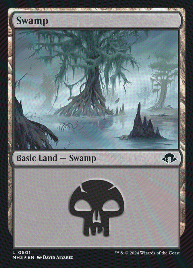 Swamp (MH3) (501) / Ripple Foil