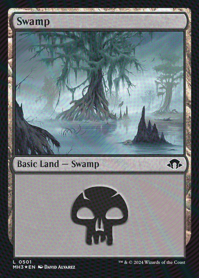Swamp (MH3) (501) / Ripple Foil
