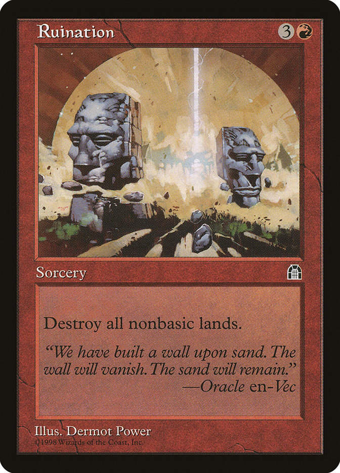 Ruination (sth)