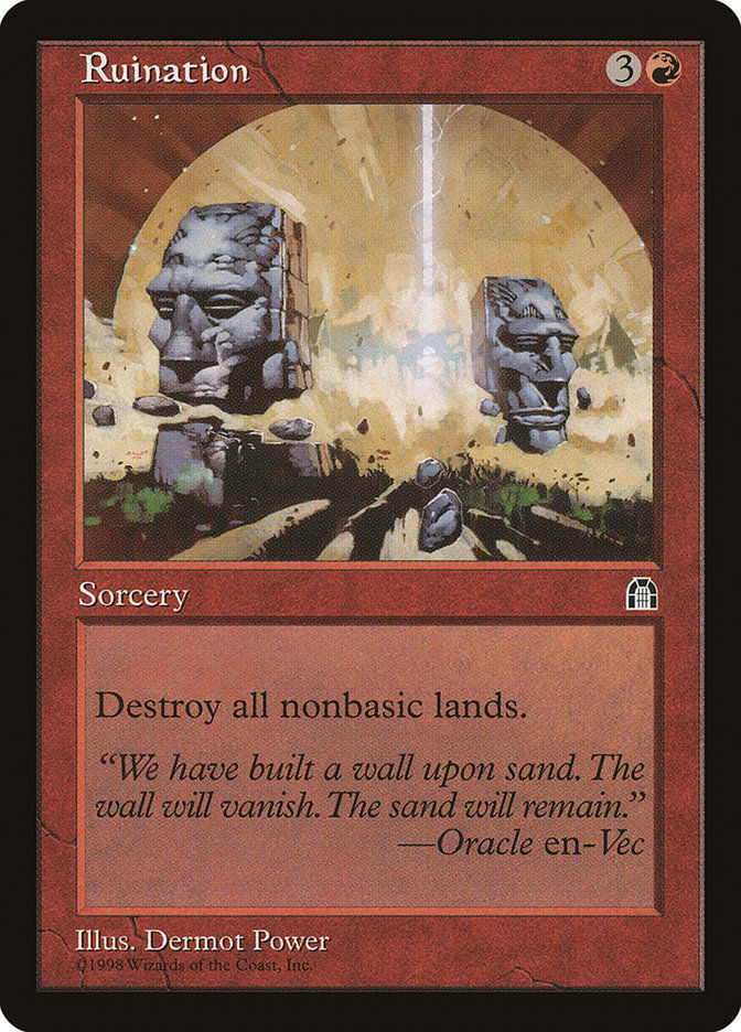 Ruination (sth)