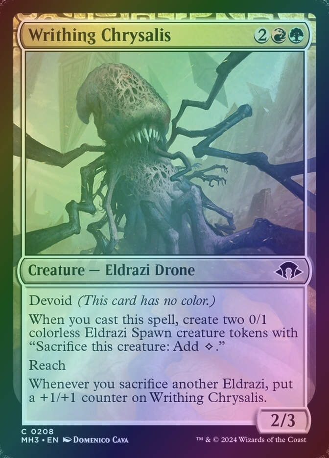 Writhing Chrysalis (MH3) (208) / Foil