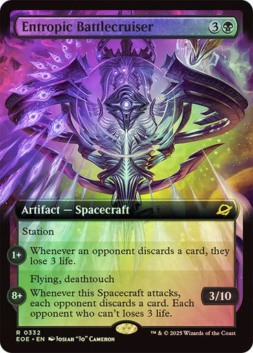Entropic Battlecruiser (EOE) (332) / Extended Art / Foil