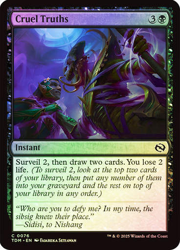 Cruel Truths (TDM) (76) / Foil