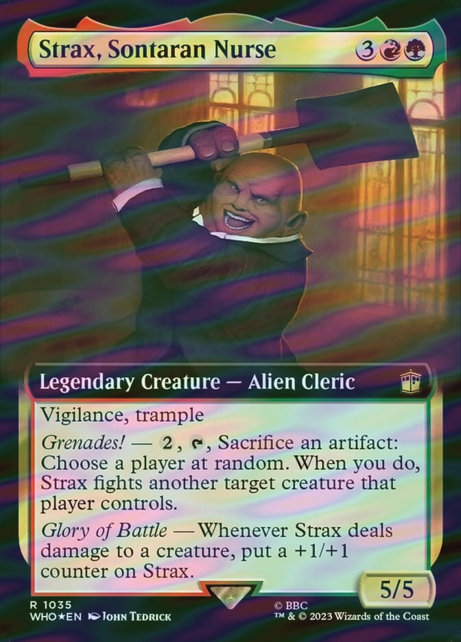 Strax, Sontaran Nurse (WHO) (1035) / Extended Art / Surge Foil