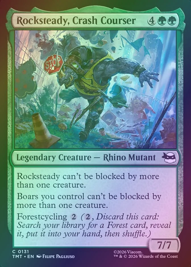 Rocksteady, Crash Courser (TMT) (131) / Foil