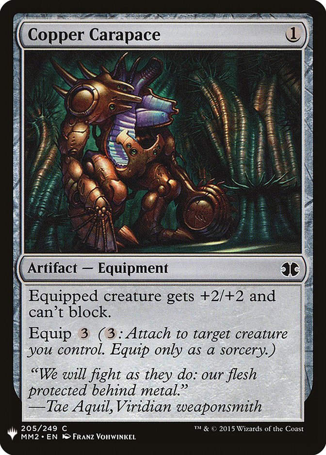 Copper Carapace (MYS)