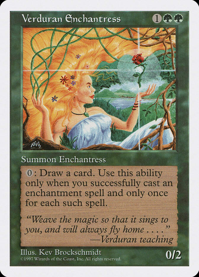 Verduran Enchantress (5ED) (337)