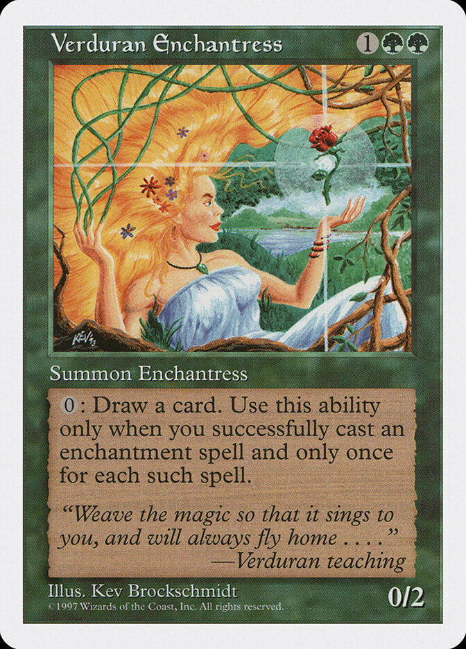 Verduran Enchantress (5ED) (337)
