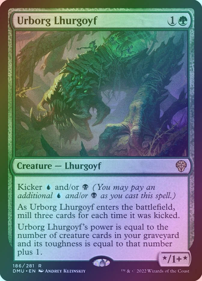 Urborg Lhurgoyf (DMU) (186) / Foil