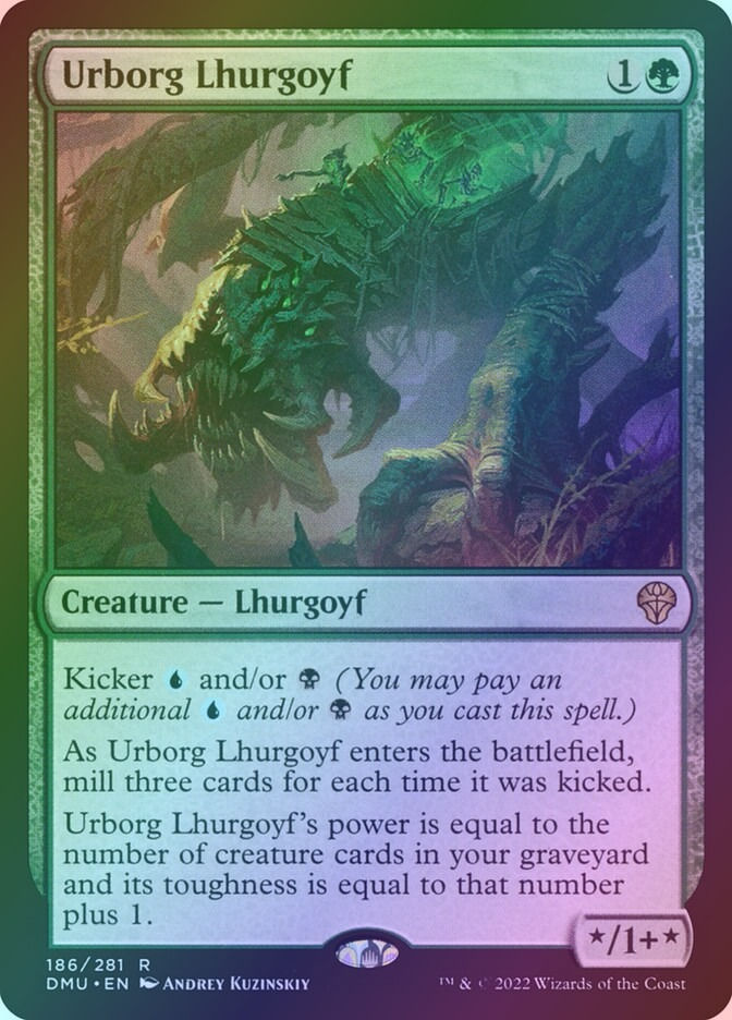 Urborg Lhurgoyf (DMU) (186) / Foil