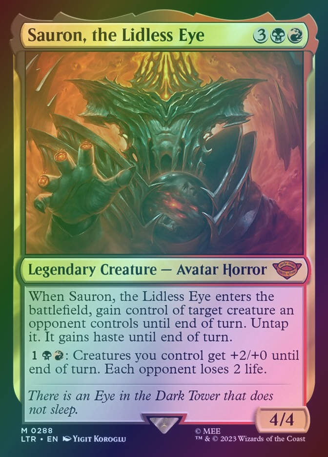 Sauron, the Lidless Eye (LTR) (288) / Foil