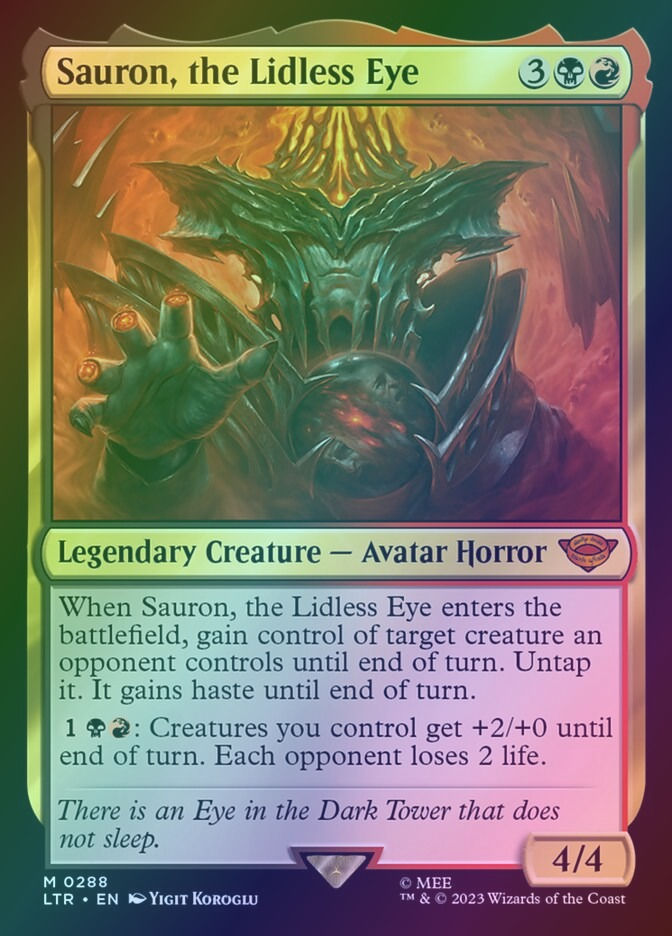 Sauron, the Lidless Eye (LTR) (288) / Foil