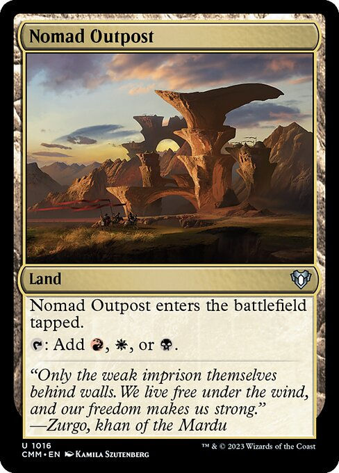Nomad Outpost (cmm) (Commander Deck)