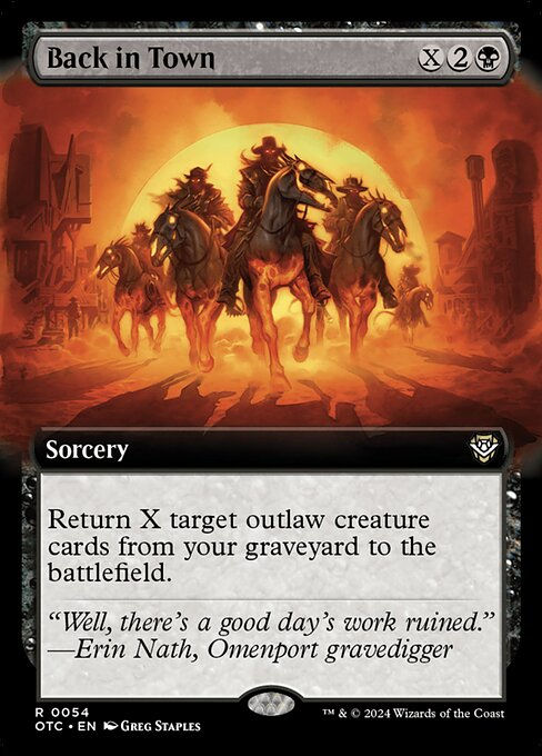 Back in Town (otc) (54) / Extended Art