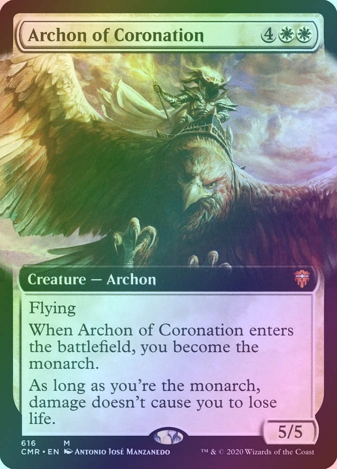 Archon of Coronation (CMR) (616) / Extended Art / Foil
