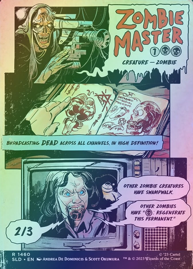 Zombie Master // Zombie Master (SLD) (1460) / Borderless / Foil — cara 2 de 2