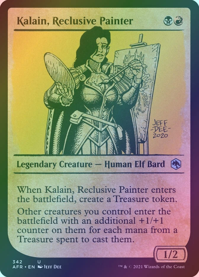 Kalain, Reclusive Painter (AFR) (342) / Showcase / Foil