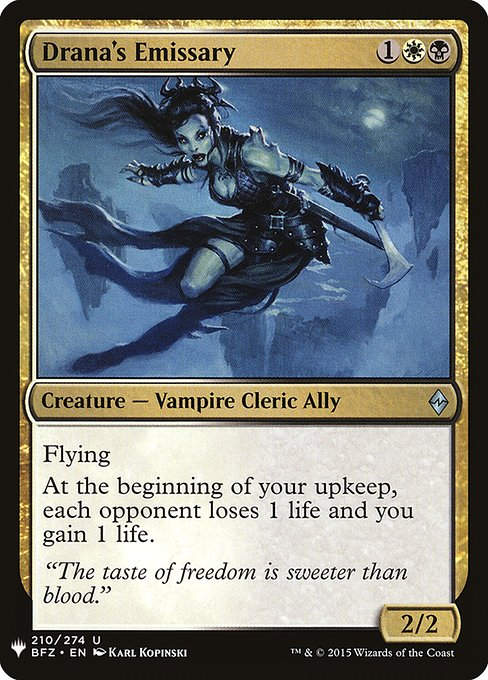 Drana's Emissary (PLST) (BFZ-210)