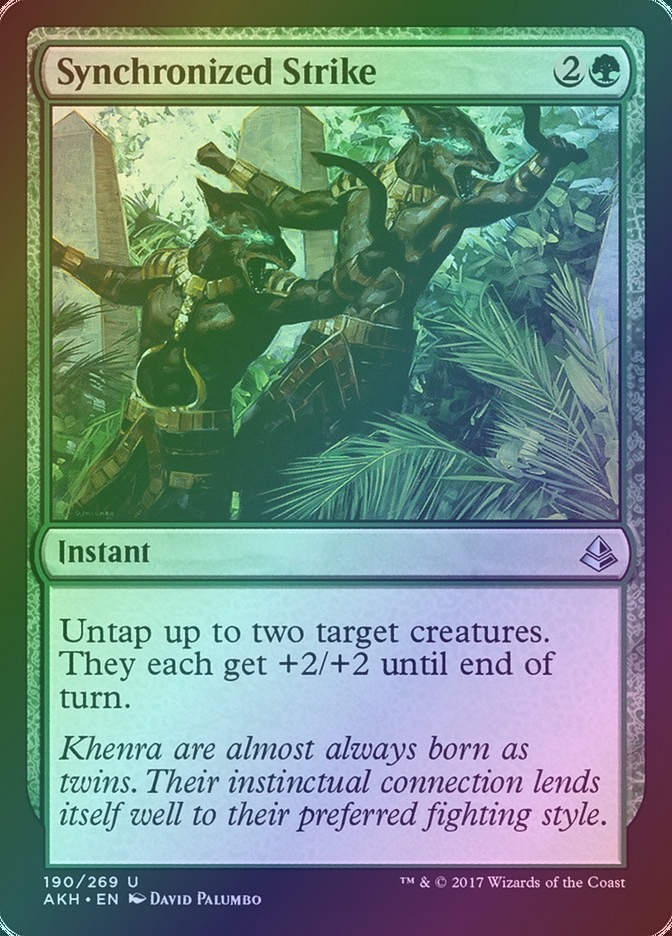 Synchronized Strike (AKH) (190) / Foil