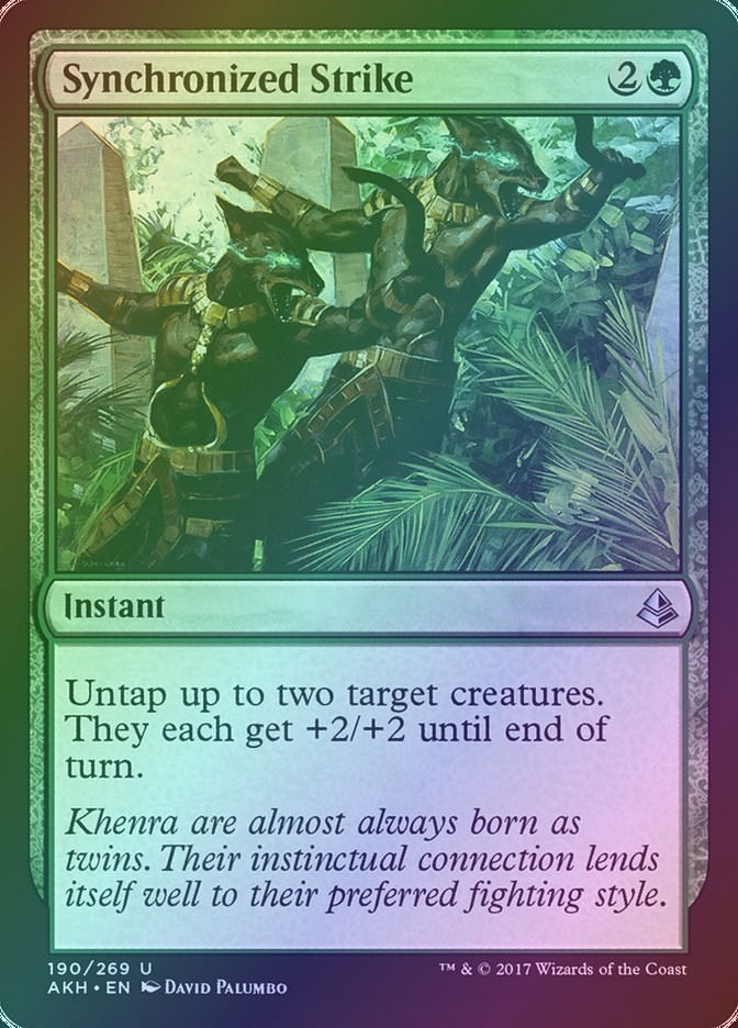Synchronized Strike (AKH) (190) / Foil