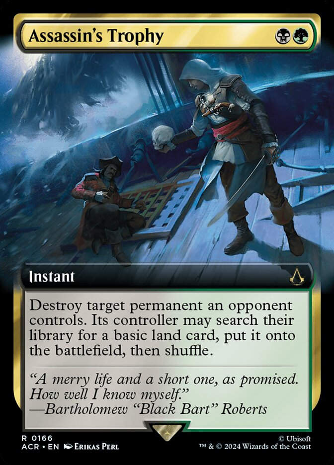 Assassin's Trophy (ACR) (166) / Extended Art