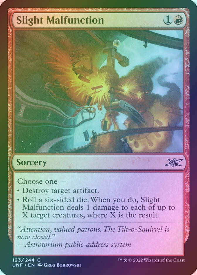 Slight Malfunction (UNF) (123) / Foil