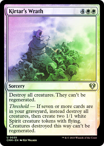 Kirtar's Wrath (cmm) / Foil